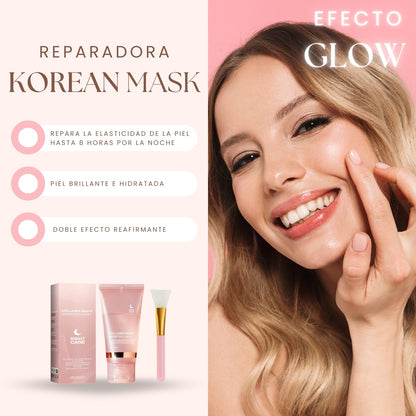 Mascarilla coreana facial de colágeno